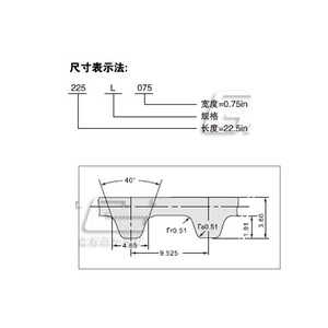 L型梯形齿同步带系列