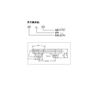 L型聚氨酯(钢丝绳)环形同步带