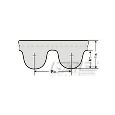 圆弧齿橡胶同步带