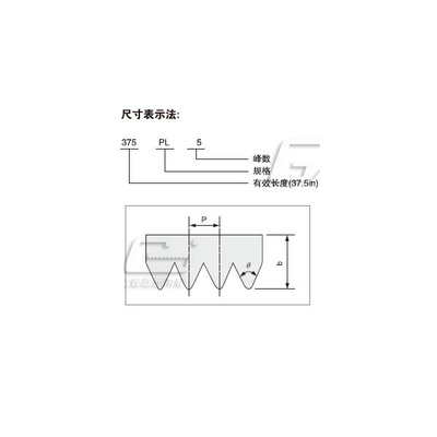 PL型号多楔带系列