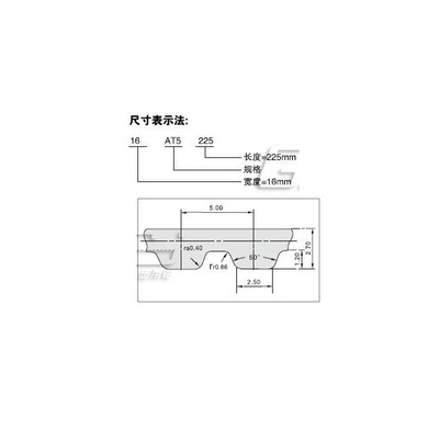 AT5型聚氨酯(钢丝绳)环形同步带