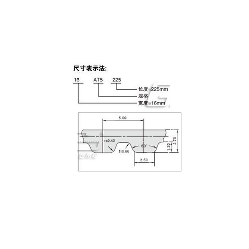 AT5型聚氨酯(钢丝绳)环形同步带